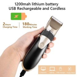 Máquina de cortar cabelo/barba profissional - aparador elétrico - 1200mAh