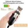 Máquina de cortar cabelo/barba profissional - aparador elétrico - 1200mAh