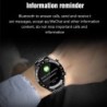 LIGE - Smart Watch luxuoso - tela de toque de círculo completo - Bluetooth - pressão arterial - à prova d'água