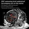 LIGE - Smart Watch luxuoso - tela de toque de círculo completo - Bluetooth - pressão arterial - à prova d'água