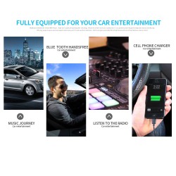 Bluetooth car radio - 1din - AUX - FM / MP3 / WMA / USB / SD cardDin 1