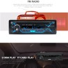 Auto-rádio Bluetooth - 1din - AUX - FM / MP3 / WMA / USB / cartão SD