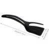Multifunctional 2 in 1 spatula - non stick tongs - kitchen cooking toolCutlery