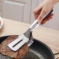 Pinças para alimentos em aço inoxidável - antiaderente - ferramenta para grelhar / cozinhar