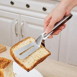 Pinças para alimentos em aço inoxidável - antiaderente - ferramenta para grelhar / cozinhar