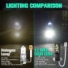 Carro de neblina / luz DRL - lâmpada LED - H3 - DC12V 3030 SMD 6000K branco - 2 peças