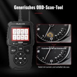 MUCAR CDE500 - scanner OBD2 completo - leitor de código - pesquisa DTC - ferramenta de diagnóstico do carro