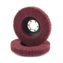 Disco de polimento de fibra de nylon - grão 320 - para rebarbadora - 115mm