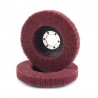 Disco de polimento de fibra de nylon - grão 320 - para rebarbadora - 115mm