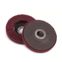 Disco de polimento de fibra de nylon - grão 320 - para rebarbadora - 115mm