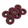 Disco de polimento de fibra de nylon - grão 320 - para rebarbadora - 115mm