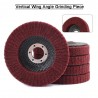 Disco de polimento de fibra de nylon - grão 320 - para rebarbadora - 115mm