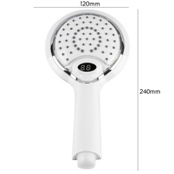 LED handheld shower head - with temperature digital displayShower Heads