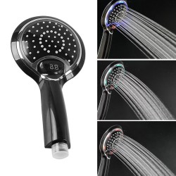 LED handheld shower head - with temperature digital displayShower Heads