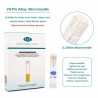 Derma roller - pontas de titânio - microagulha 0,25mm - ouro - reutilizável