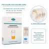 Derma roller - pontas de titânio - microagulha 0,25mm - ouro - reutilizável