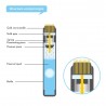Derma roller - pontas de titânio - microagulha 0,25mm - ouro - reutilizável