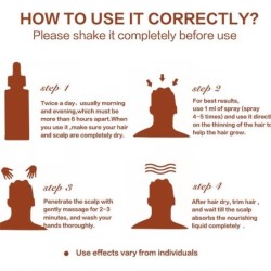 Hair growth essential oil - anti hair loss liquid - serumHair