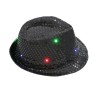 Retro disco hat - LED - glowing - with sequins / glitterHats & Caps
