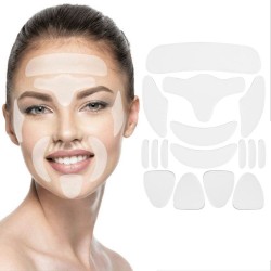 Adesivo anti-rugas de silicone - reutilizável - 16 peças