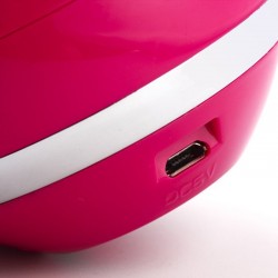 Bluetooth - mini alto-falante redondo - LED - com subwoofer - Hi-Fi - TF - FM - AUX - bola mágica
