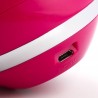 Bluetooth - mini alto-falante redondo - LED - com subwoofer - Hi-Fi - TF - FM - AUX - bola mágica