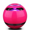 Bluetooth - mini alto-falante redondo - LED - com subwoofer - Hi-Fi - TF - FM - AUX - bola mágica