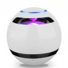 Bluetooth - mini alto-falante redondo - LED - com subwoofer - Hi-Fi - TF - FM - AUX - bola mágica