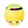 Bluetooth - mini alto-falante redondo - LED - com subwoofer - Hi-Fi - TF - FM - AUX - bola mágica