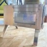 Salamandra a lenha - dupla face - para campismo / para exterior / aquecimento para tendas - inox