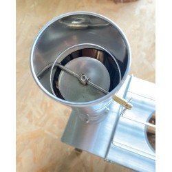 Salamandra a lenha - dupla face - para campismo / para exterior / aquecimento para tendas - inox