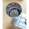 Salamandra a lenha - dupla face - para campismo / para exterior / aquecimento para tendas - inox