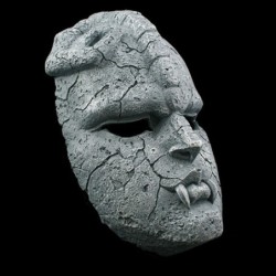Fantasma de pedra - máscara de resina facial completa - Halloween - carnavais