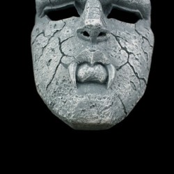 Fantasma de pedra - máscara de resina facial completa - Halloween - carnavais