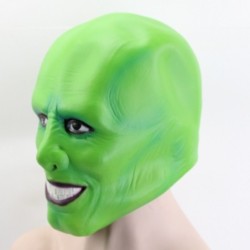 Máscara de látex de rosto inteiro verde - unissex - Halloween / carnavais