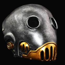 The Clockwork Man - máscara de resina de rosto cheio de terror - mascarada / Halloween
