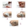 Temporary tattoo sticker - double black roses - waterproofTattoo