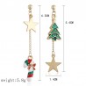 Árvore de Natal - estrelas - brincos