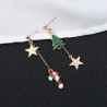 Árvore de Natal - estrelas - brincos