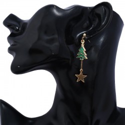 Árvore de Natal - estrelas - brincos