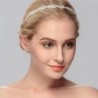 Luxuosa tiara de cristal - tiara - padrão de folha de flor