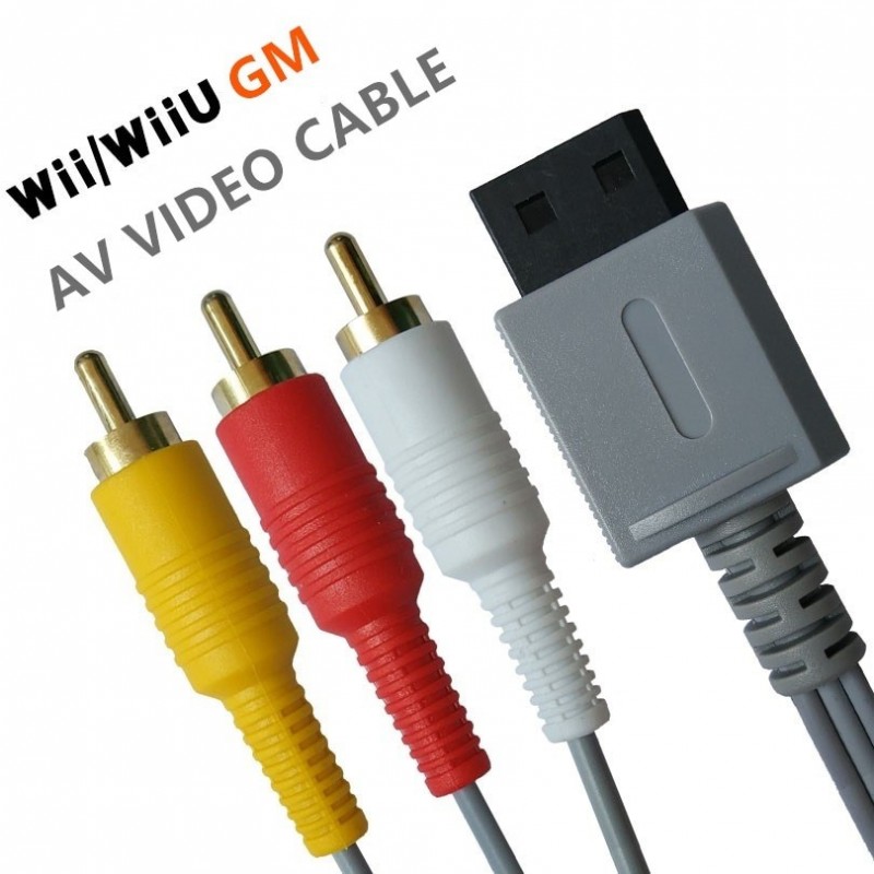 Cabo AV Wii - RCA de 1,8 m - vídeo - áudio