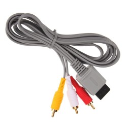 Cabo AV Wii - RCA de 1,8 m - vídeo - áudio