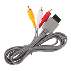 Cabo AV Wii - RCA de 1,8 m - vídeo - áudio