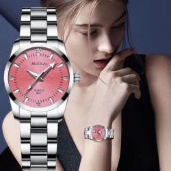 MULILAI - fashionable quartz watch - with diamonds - waterproof - stainless steelWatches