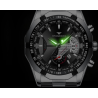 Relógio masculino luxuoso - luminoso - calendário - à prova d'água - aço inoxidável