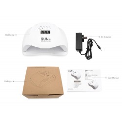 SunX - lâmpada UV / LED - secador de unhas de estúdio profissional - 54W