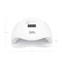 SunX - lâmpada UV / LED - secador de unhas de estúdio profissional - 54W
