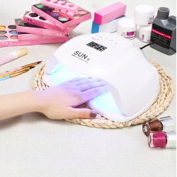 SunX - lâmpada UV / LED - secador de unhas de estúdio profissional - 54W
