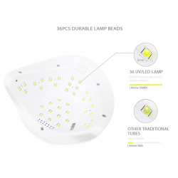 SunX - lâmpada UV / LED - secador de unhas de estúdio profissional - 54W
